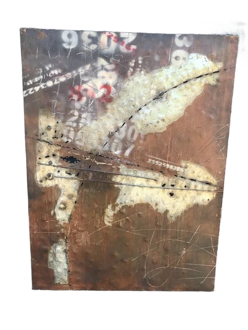 Metallmalerei, besonderes und einzigartiges Kunstwerk, Industrie-Look!