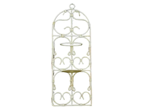 Retro Wandkandelaar in Antieke Uitstraling - Vintage Decoratie - 54 cm Hoog