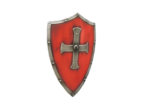 Templar shield - medieval - handmade