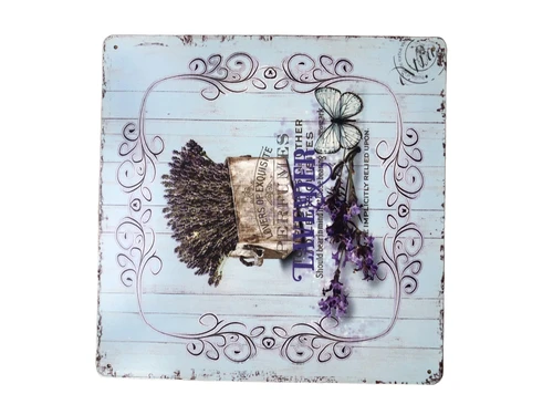Wandbord ''Lavender'' - metaal