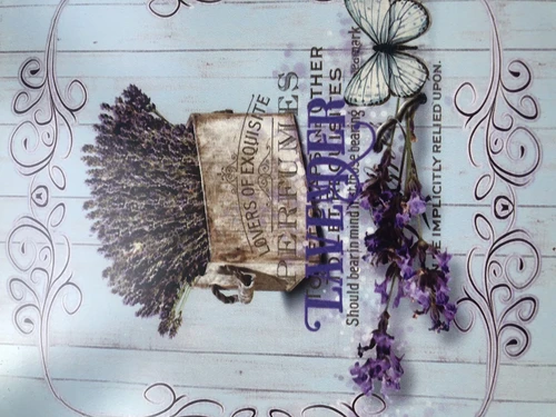 Wandbord ''Lavender'' - metaal