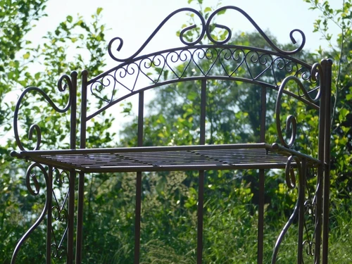 Flower rack - Antique Brown - Wrought iron