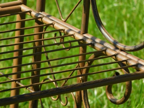 Flower rack - Antique Brown - Wrought iron