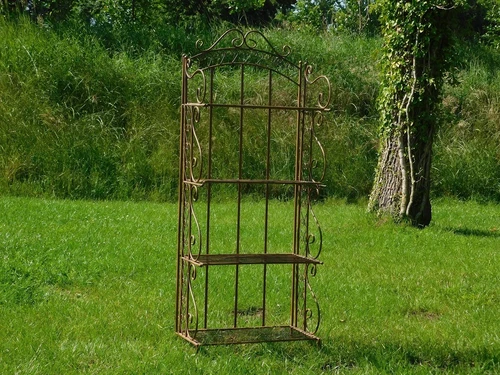 Flower rack - Antique Brown - Wrought iron