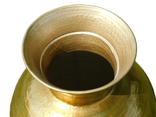 One-off: Vase XL - 80 cm - Gold - Metal