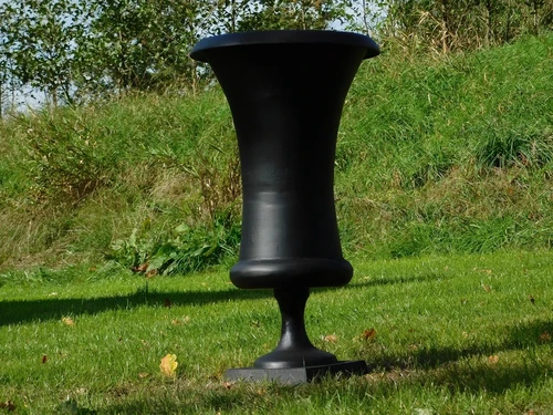 Large Sturdy Vase - 95 cm - Black - Vintage