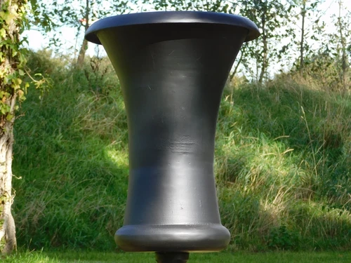 Large Sturdy Vase - 95 cm - Black - Vintage