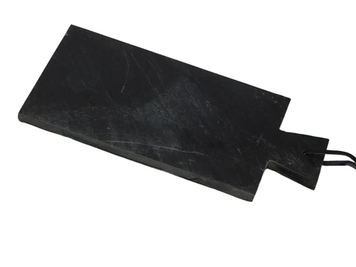 Snack board - cutting board - marble - 43 cm - Black