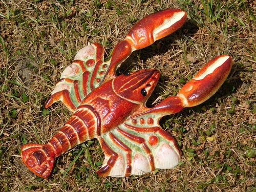 Kreeft in Kleur - 26 cm - Gietijzer