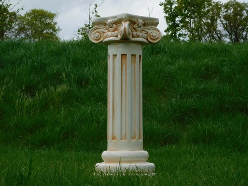 Ornate Pedestal - 75 cm - Polystone