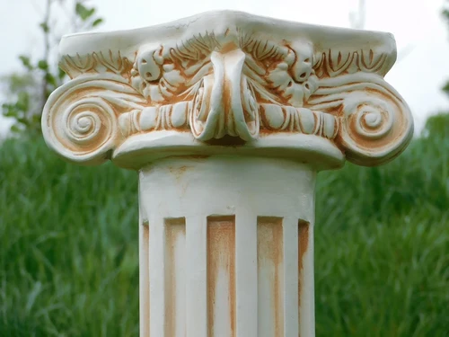 Ornate Pedestal - 75 cm - Polystone
