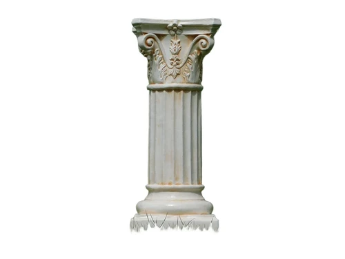 Ornate Pedestal - 80 cm - Polystone