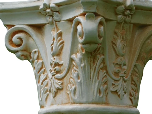 Ornate Pedestal - 80 cm - Polystone