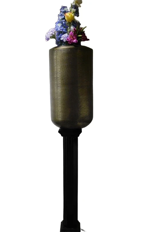 Vase - 60 cm - Brass - Metaal