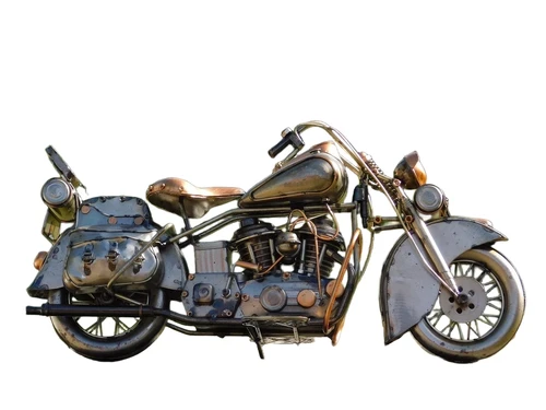 Vintage Motor - 38 cm - Handcrafted from Metal