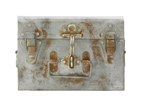 Vintage Storage Box - 25 x 23.5 cm - Metal