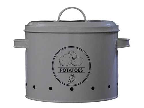 Voorraadblik Aardappels - Potatoes - Metaal