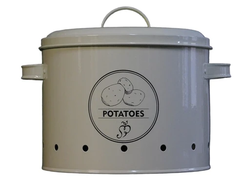 Voorraadblik Aardappels - Potatoes - Metaal
