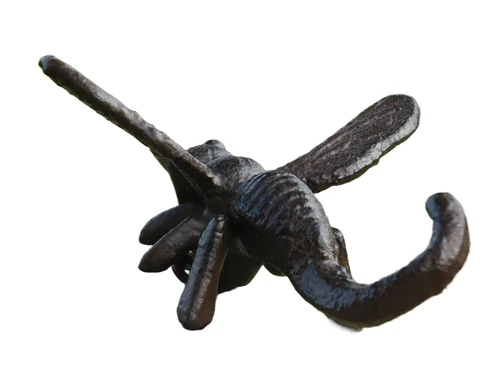 Bee as wall hook or wall decoration - Cast iron - Dark brown