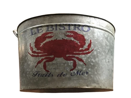 A very beautiful decorative zinc bowl with the text 