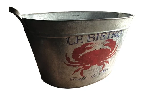 A very beautiful decorative zinc bowl with the text 