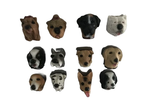 Fridge magnets, 12 dogs as a nice decoration