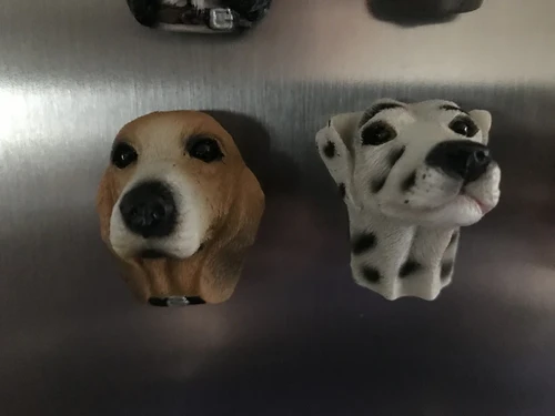 Fridge magnets, 12 dogs as a nice decoration