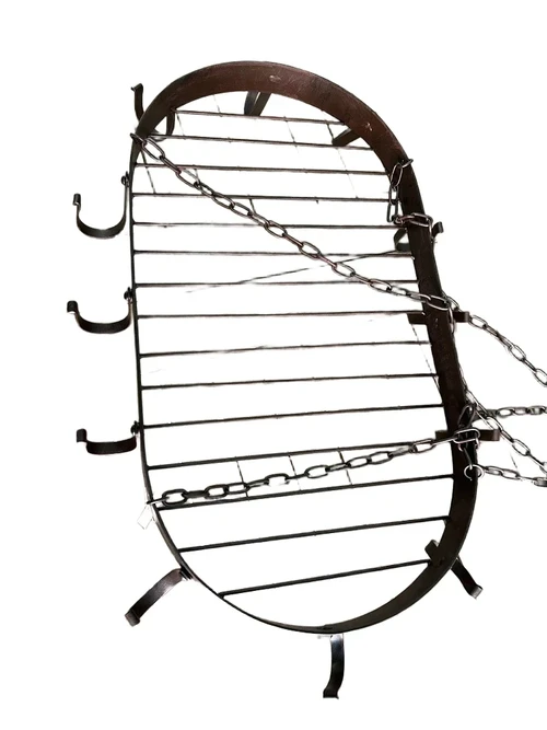 Becherhalter - Eisenkräuter, Wild, Gestell mit 12 Haken, braun