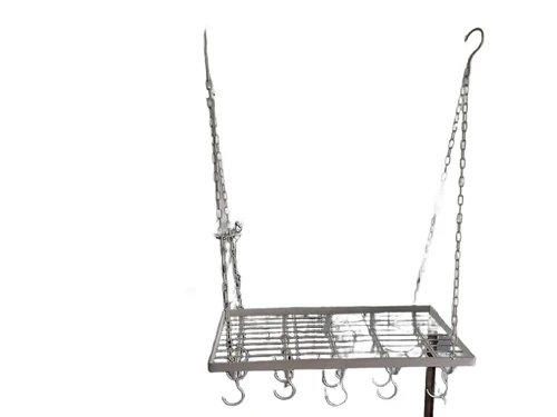 Cups Hanger - Eisenkräuter, Wildständer mit 15 Haken, weiß.