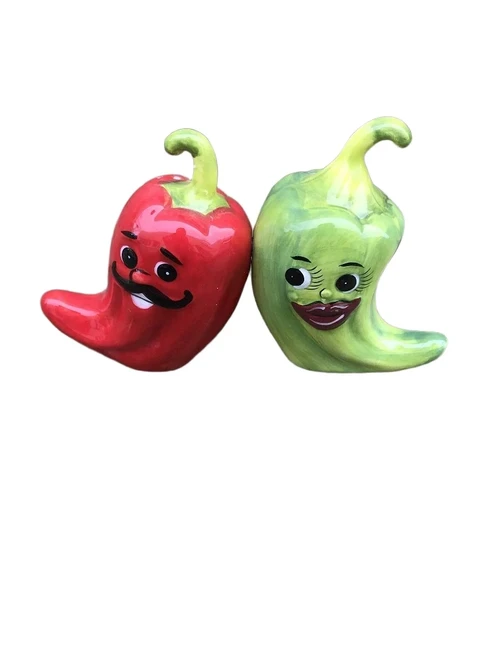 Salz- und Pfefferstreuer, scharfe Chilischoten, sehr schön!
