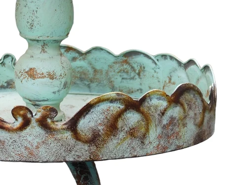 Authentic etagere - handmade of metal