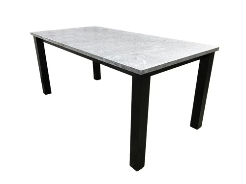 Buitentafel voor het leven, zwaar granieten blad op stalen frame, TOPKWALITEIT !!