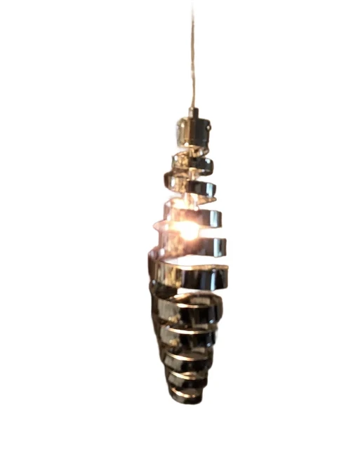 Hanglamp XL chrome-nikkel, super mooi en apart!!