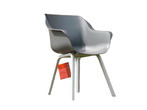 Bucket seat - grey - white legs, only 2 !!