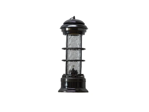 Petroleum lamp - rust-iron-old look-with glass - 30cm