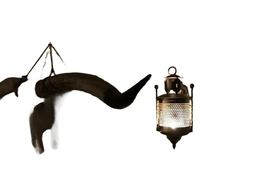Wall lantern metal gray, perforation part to pass the light on the wall!