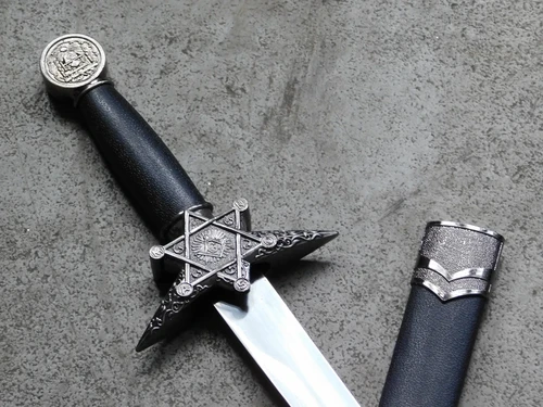 Decorative dagger - Freemason - steel blade - z/zw