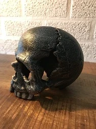 Skull made of metal, very special, for the enthusiast!!