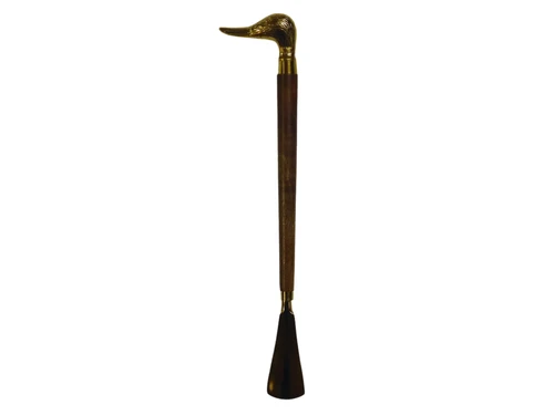 Schoenlepel met Eend - Hardhout en Messing