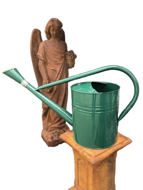 Garten Gießkanne klassisch Metall grün 7,5 Liter, schön!