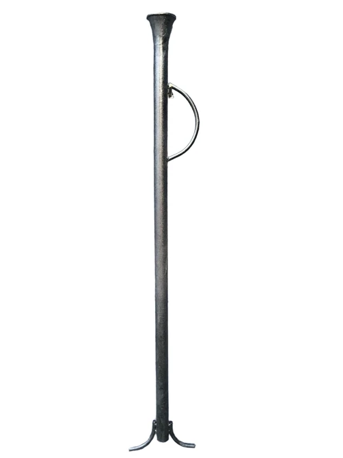Blowpipe, breath pipe, fire stirring, of iron.