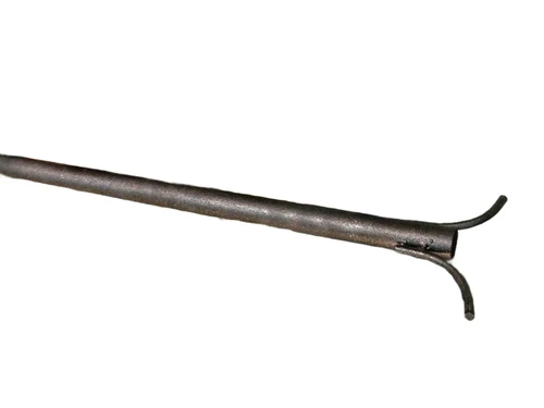 Blowpipe, breath pipe, fire stirring, of iron.