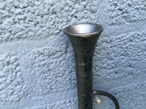 Blowpipe, breath pipe, fire stirring, of iron.