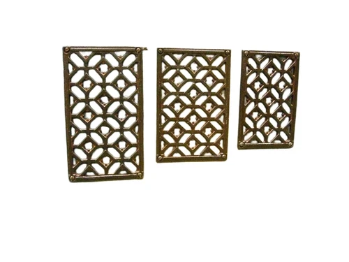 Ventilatierooster - luchtrooster - ijzer - wand deco