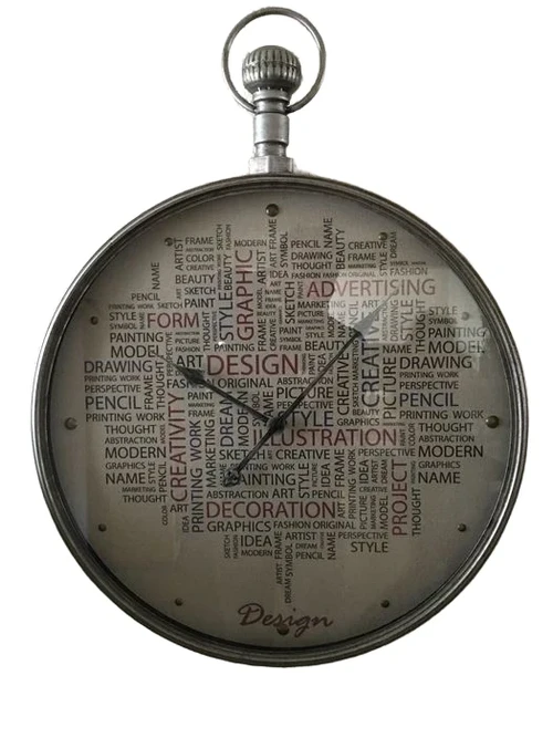 Design clock as a pocket watch model