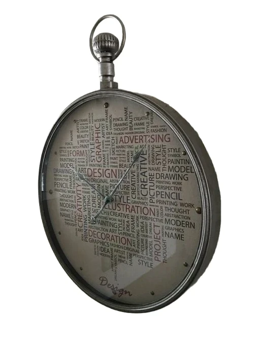 Design clock as a pocket watch model