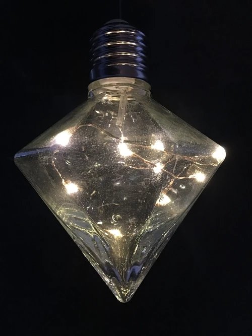 LED hanglamp glas,  hangend model, prachtig sfeervol!!