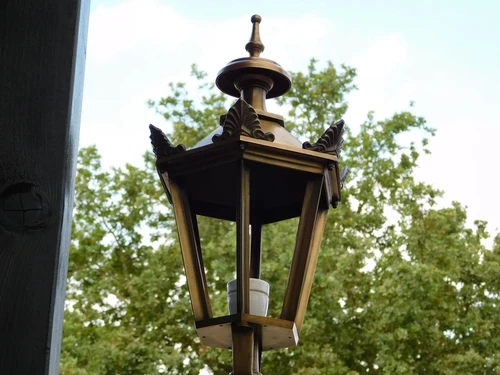 Prachtige klassieke wandlamp Karel - messing gepatineerd LETSTE!