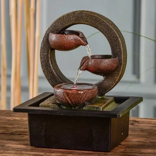 Indoor fountain, waterfall, running water, soothing