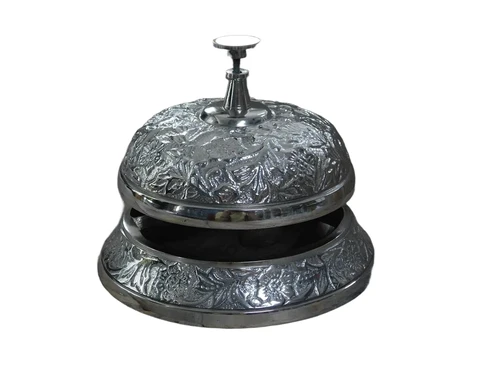 Anmutige Tischglocke – Nickel – Klassisch und elegant